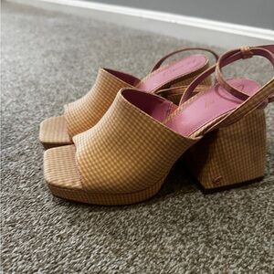 Circus Ny by Sam Edelman Plaid Heels